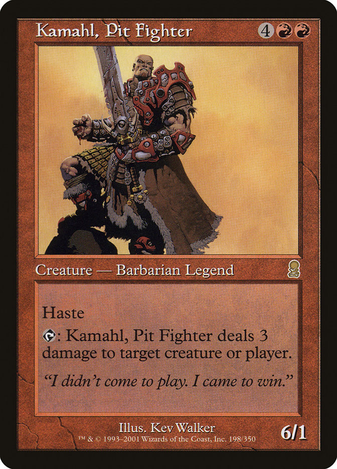 Kamahl, Pit Fighter (198) [Odyssey] | Odin's Place