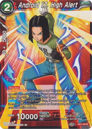 Android 17, High Alert (EX11-05) [Universe 7 Unison] | Odin's Place