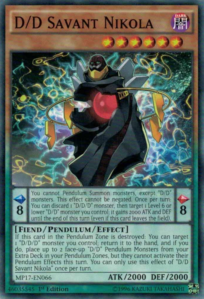 D/D Savant Nikola [MP17-EN066] Common | Odin's Place