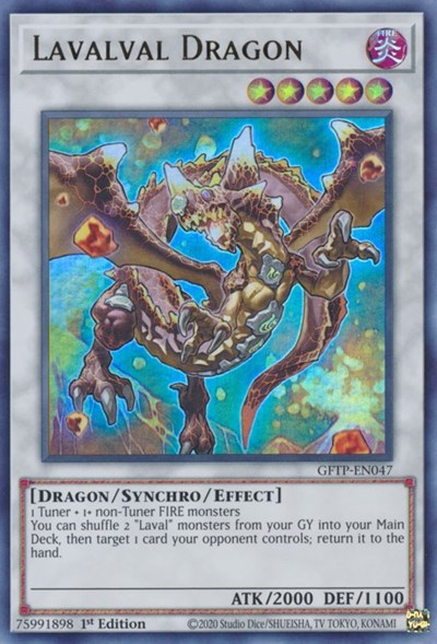 Lavalval Dragon [GFTP-EN047] Ultra Rare | Odin's Place