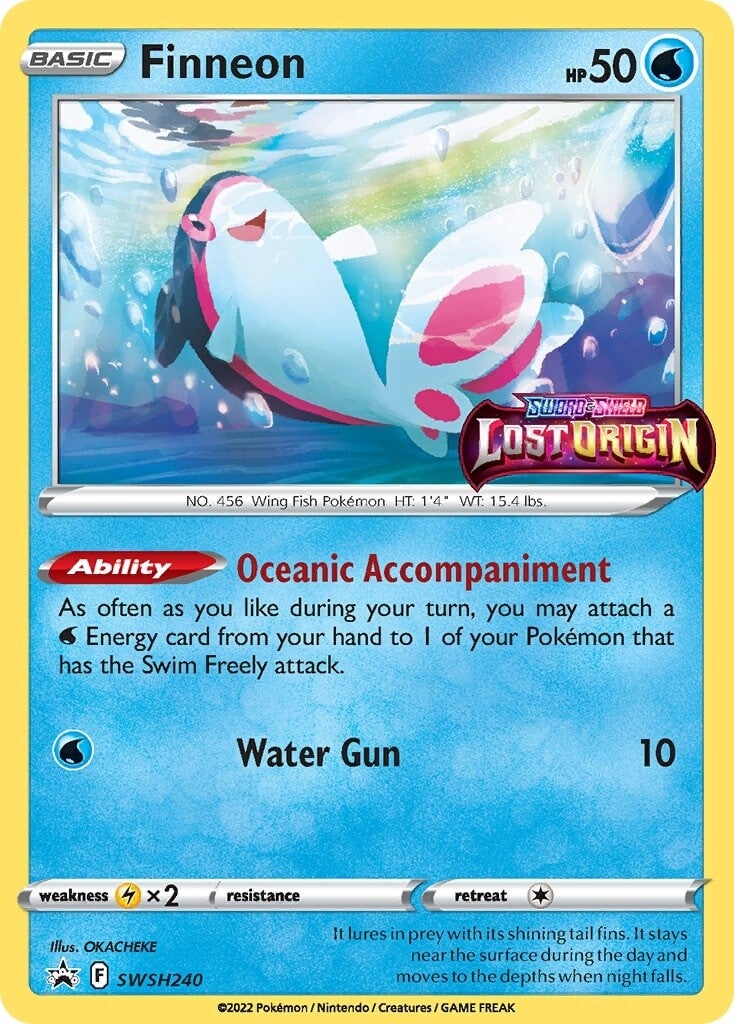 Finneon (SWSH240) [Sword & Shield: Black Star Promos] | Odin's Place