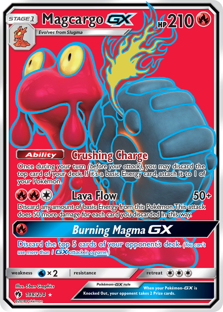 Magcargo GX (198/214) [Sun & Moon: Lost Thunder] | Odin's Place