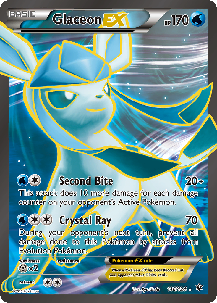 Glaceon EX (116/124) [XY: Fates Collide] | Odin's Place