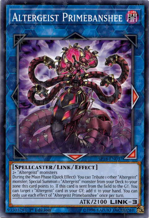Altergeist Primebanshee [SP18-EN037] Starfoil Rare | Odin's Place
