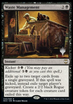Waste Management (Promo Pack) [Streets of New Capenna Commander Promos] | Odin's Place