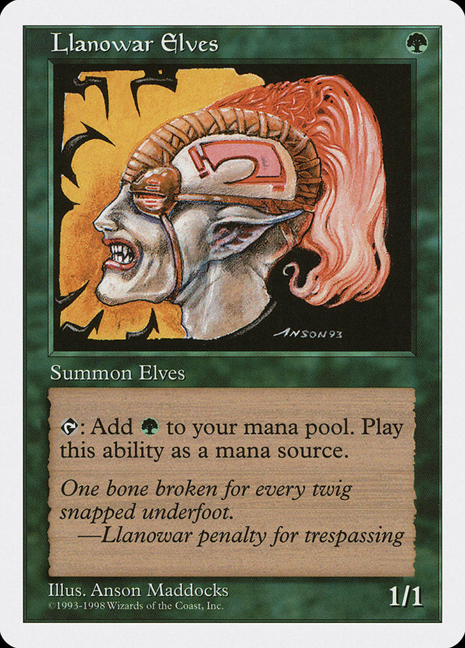 Llanowar Elves [Anthologies] | Odin's Place