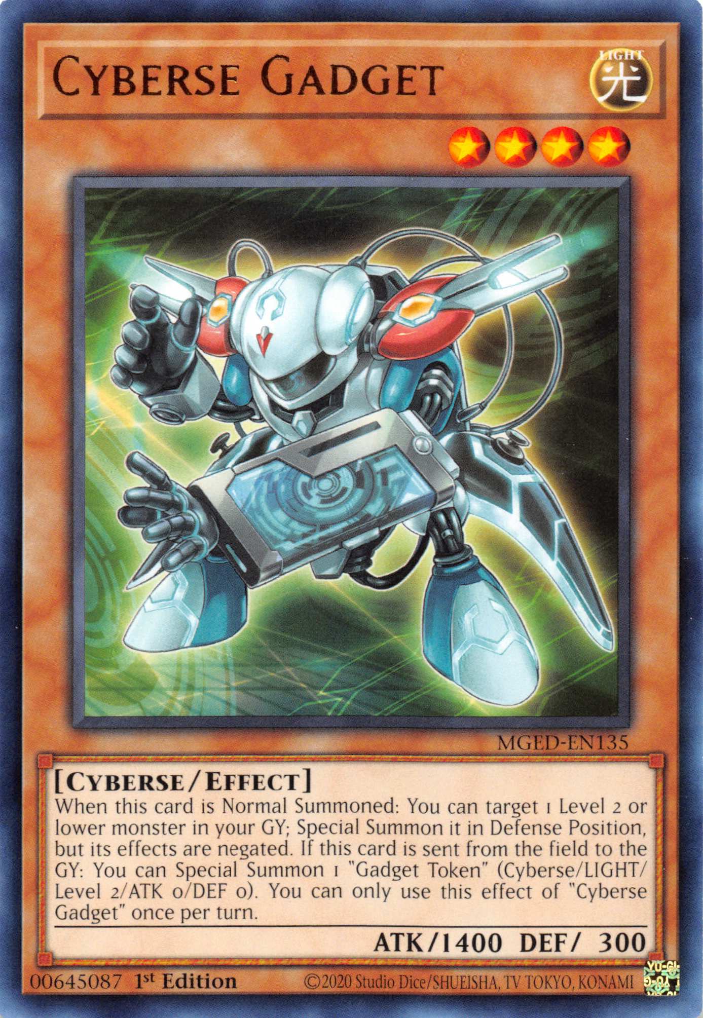 Cyberse Gadget [MGED-EN135] Rare | Odin's Place