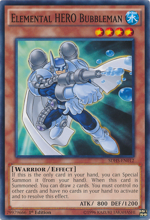 Elemental Hero Bubbleman [SDHS-EN012] Common | Odin's Place