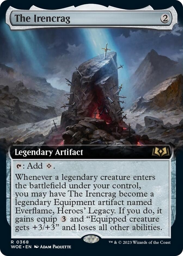 The Irencrag (Extended Art) [Wilds of Eldraine] | Odin's Place