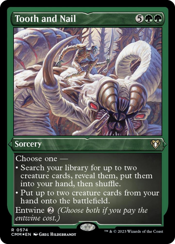 Tooth and Nail (Foil Etched) [Commander Masters] | Odin's Place