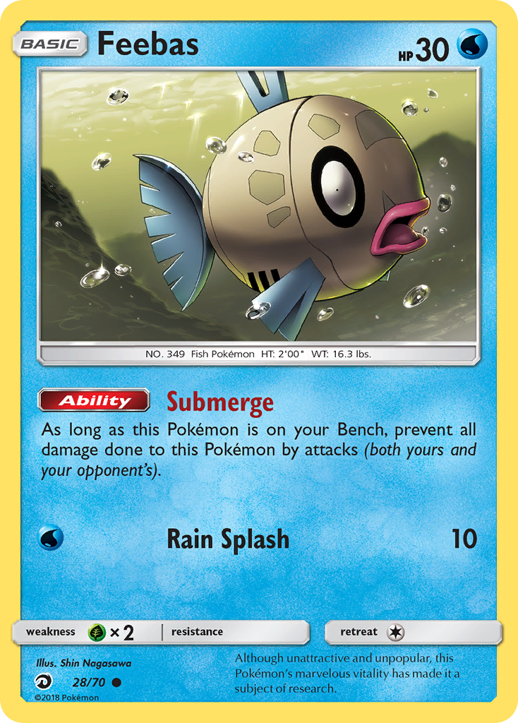 Feebas (28/70) [Sun & Moon: Dragon Majesty] | Odin's Place