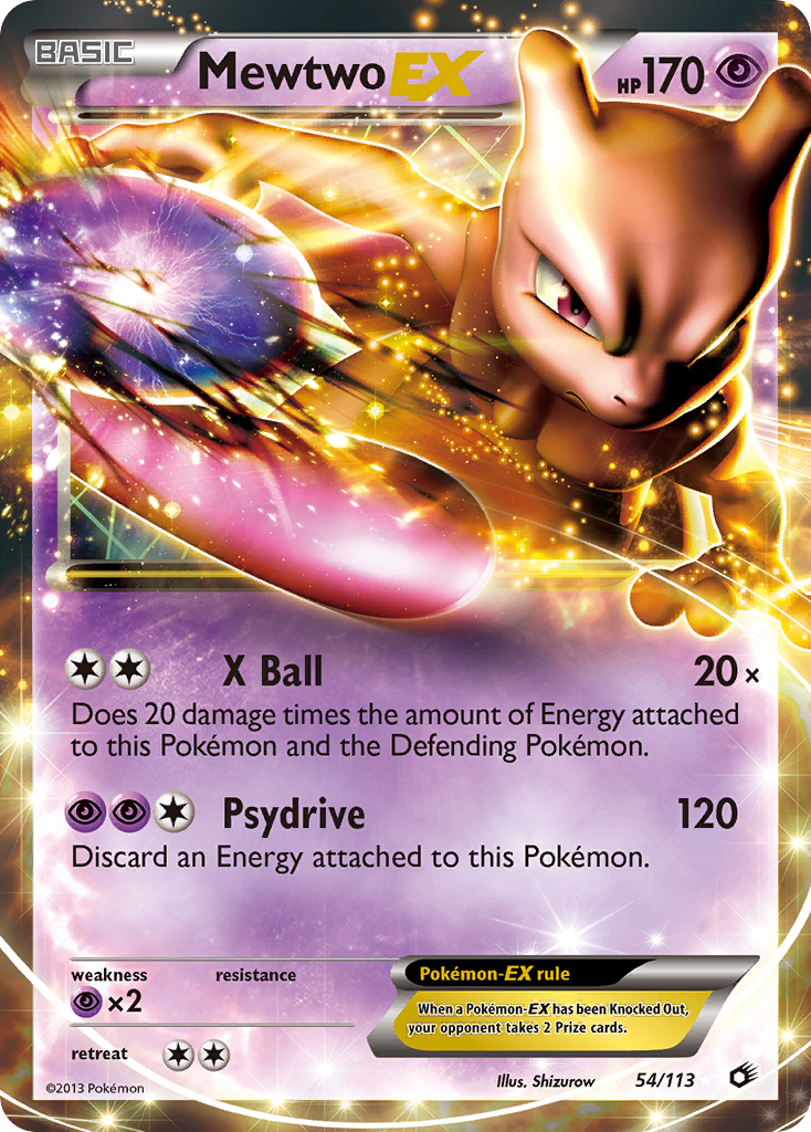 Mewtwo EX (54/113) [Black & White: Legendary Treasures] | Odin's Place