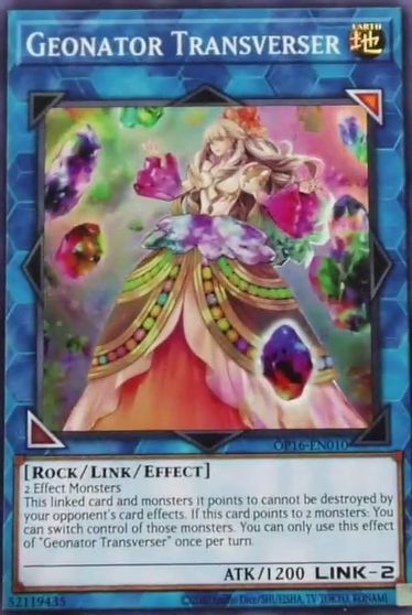 Geonator Transverser [OP16-EN010] Super Rare | Odin's Place