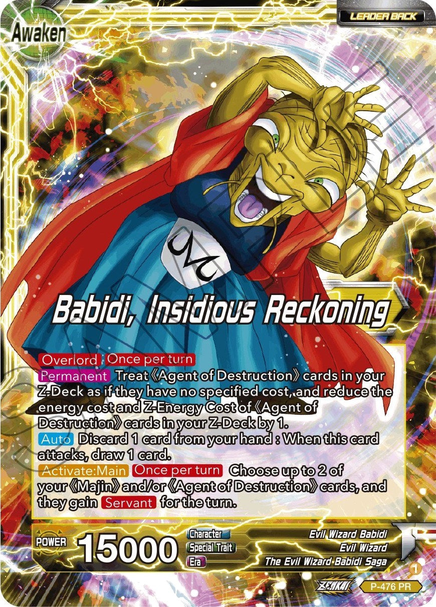 Babidi // Babidi, Insidious Reckoning (Silver Foil) (P-476) [Tournament Promotion Cards] | Odin's Place
