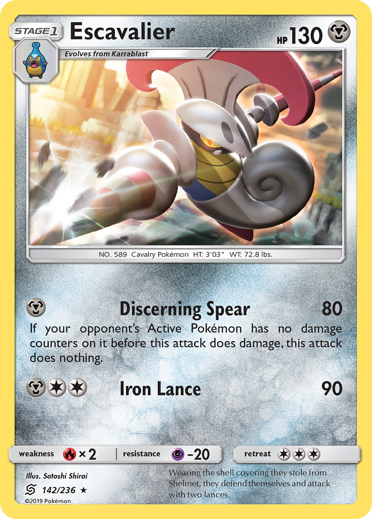 Escavalier (142/236) [Sun & Moon: Unified Minds] | Odin's Place