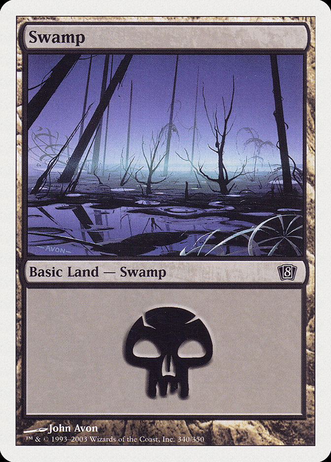 Swamp (340) [Eighth Edition] | Odin's Place