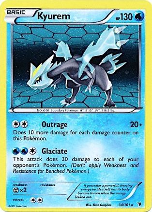 Kyurem (34/101) (Cosmos Holo) [Black & White: Noble Victories] | Odin's Place