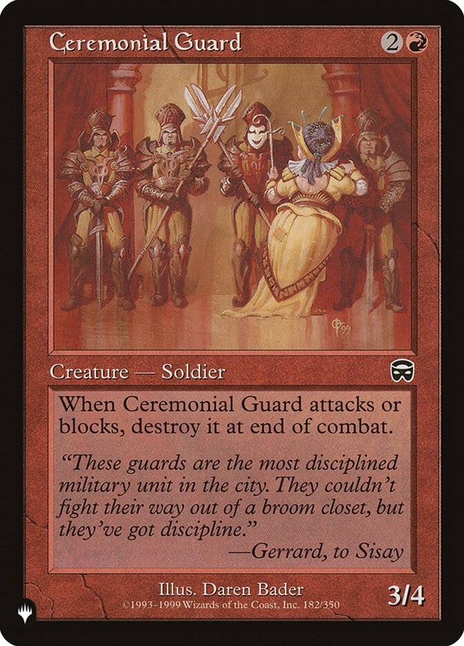 Ceremonial Guard [The List] | Odin's Place