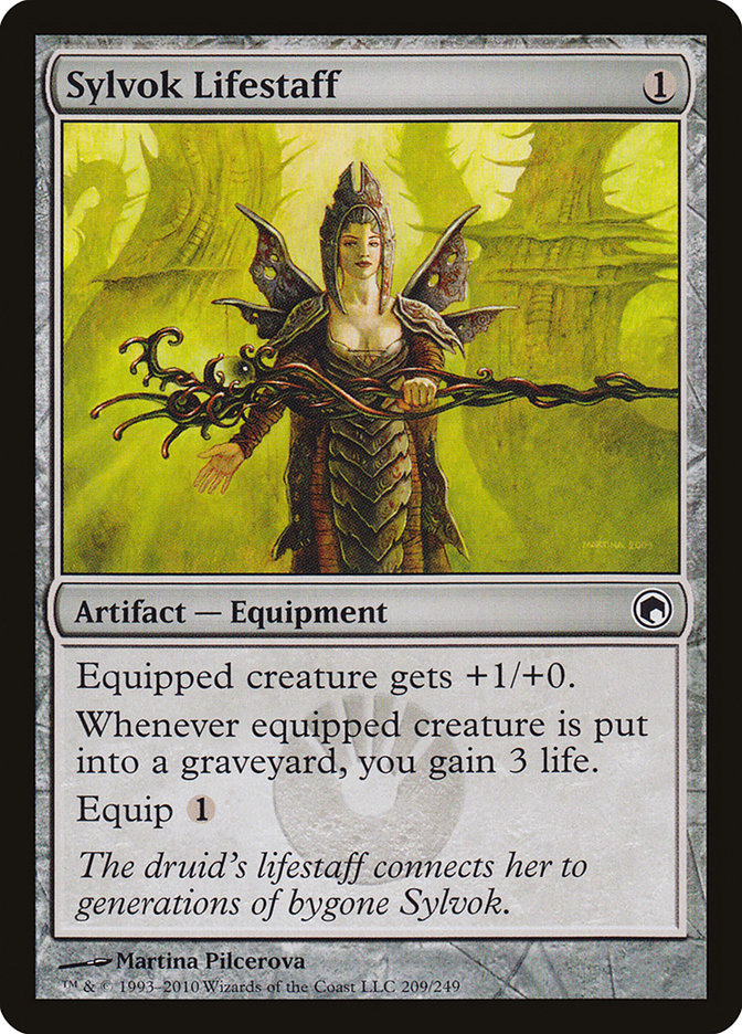 Sylvok Lifestaff (209) [Scars of Mirrodin] | Odin's Place