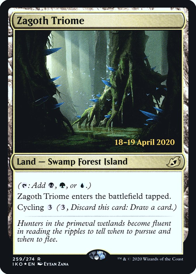 Zagoth Triome [Ikoria: Lair of Behemoths Prerelease Promos] | Odin's Place