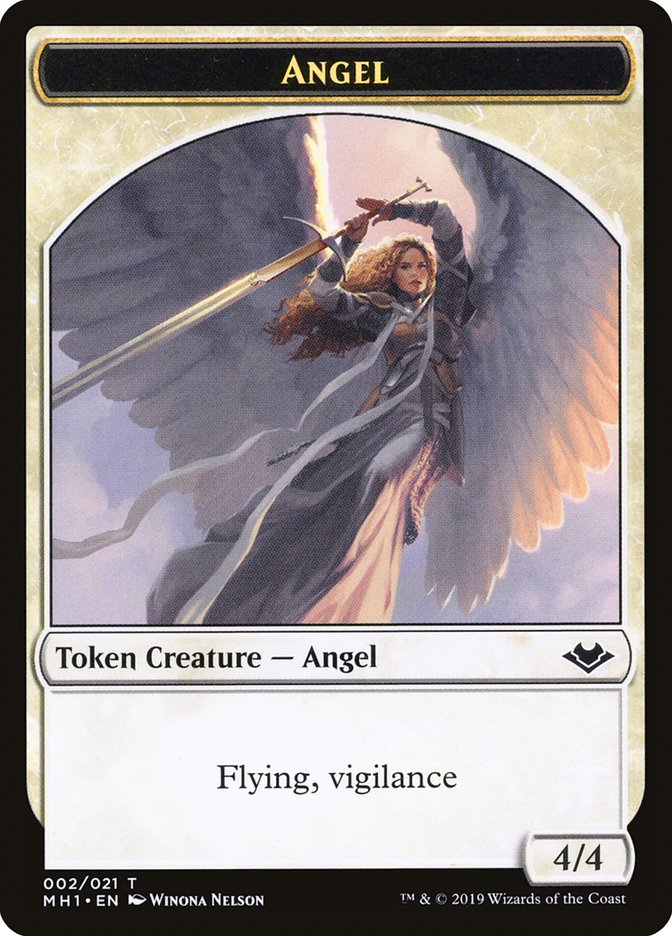 Shapeshifter (001) // Angel (002) Double-Sided Token [Modern Horizons Tokens] | Odin's Place