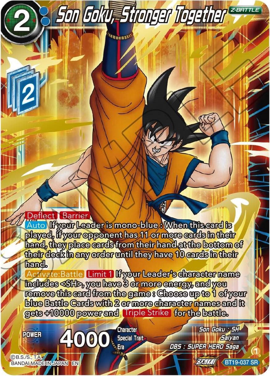 Son Goku, Stronger Together (BT19-037) [Fighter's Ambition] | Odin's Place