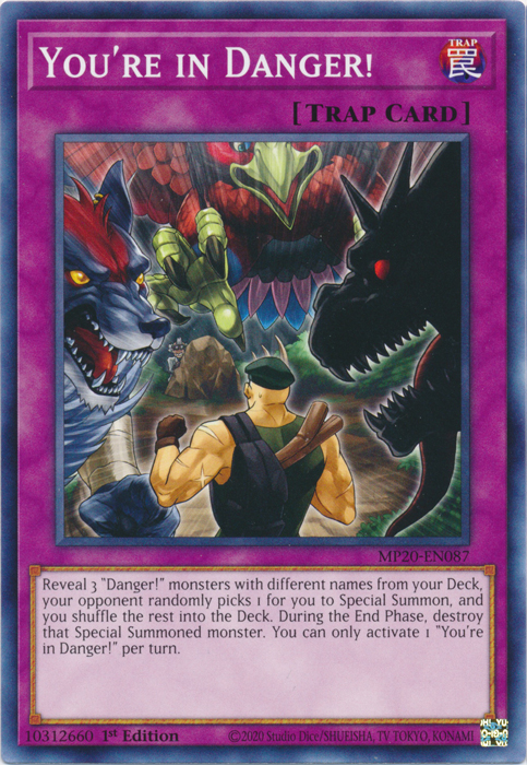 You're in Danger! [MP20-EN087] Common | Odin's Place