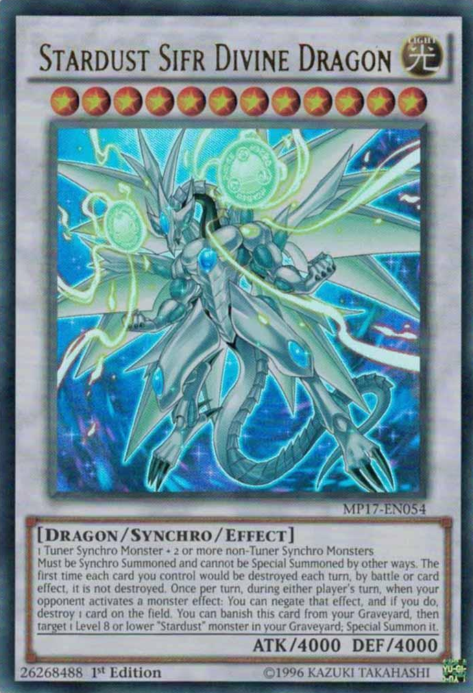Stardust Sifr Divine Dragon [MP17-EN054] Ultra Rare | Odin's Place