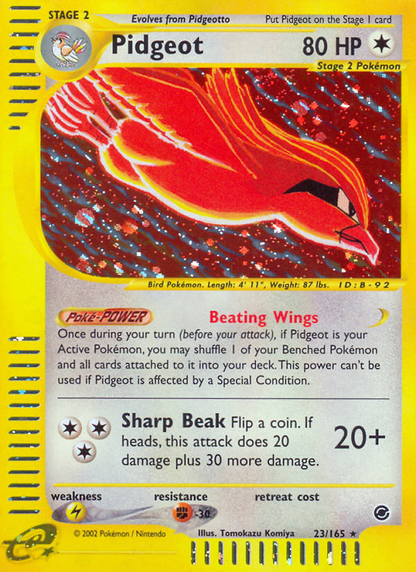 Pidgeot (23/165) [Expedition: Base Set] | Odin's Place