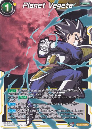 Planet Vegeta (Alternate Art) (BT3-105) [Special Anniversary Set 2020] | Odin's Place