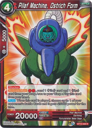 Pilaf Machine, Ostrich Form (BT10-026) [Rise of the Unison Warrior 2nd Edition] | Odin's Place