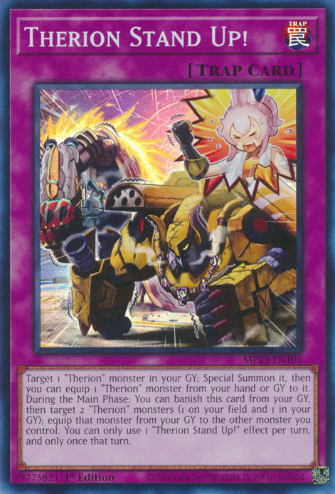 Therion Stand Up! [MP23-EN101] Super Rare | Odin's Place