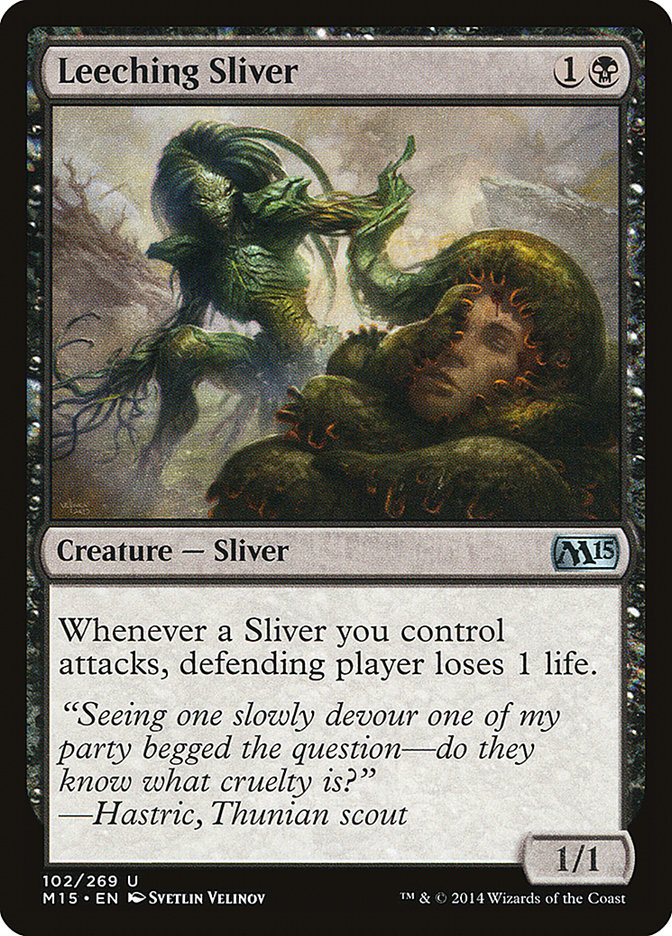 Leeching Sliver (102) [Magic 2015] | Odin's Place