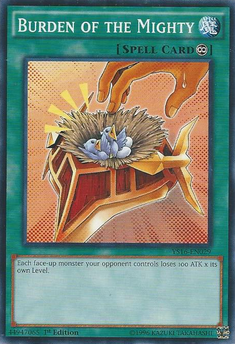 Burden of the Mighty [YS16-EN029] Common | Odin's Place