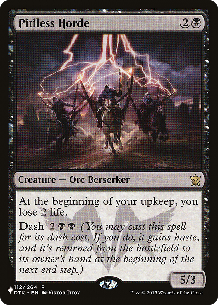 Pitiless Horde [The List] | Odin's Place
