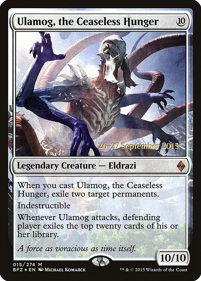 Ulamog, the Ceaseless Hunger (15) [Battle for Zendikar Prerelease Promos] | Odin's Place