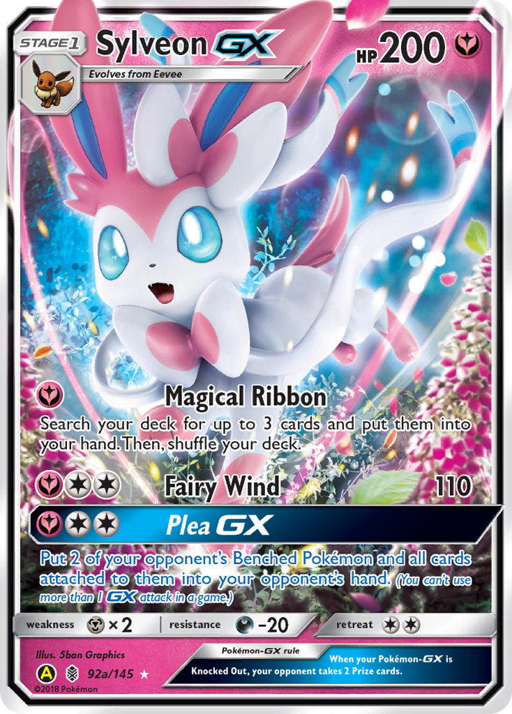 Sylveon GX (92a/145) [Alternate Art Promos] | Odin's Place