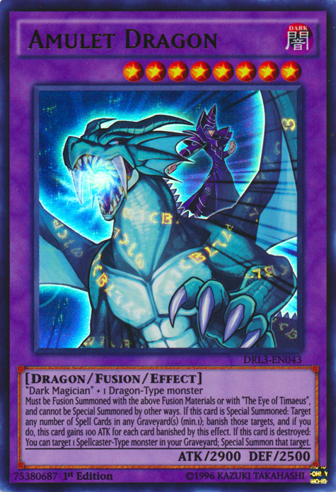 Amulet Dragon [DRL3-EN043] Ultra Rare | Odin's Place