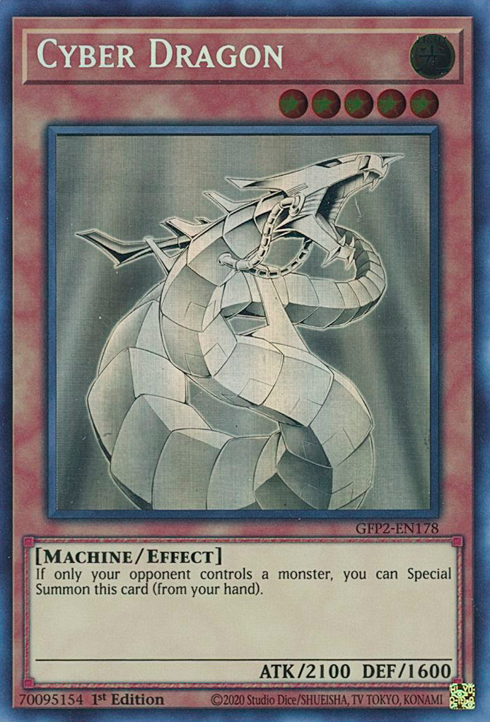 Cyber Dragon [GFP2-EN178] Ghost Rare | Odin's Place