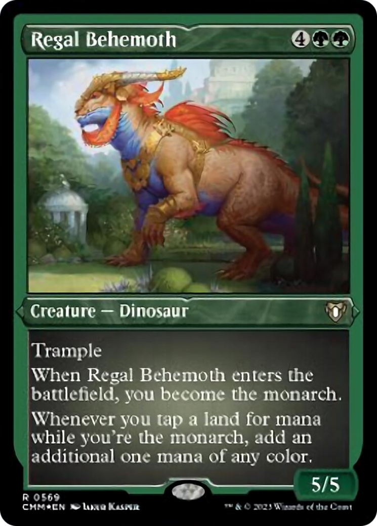 Regal Behemoth (Foil Etched) [Commander Masters] | Odin's Place