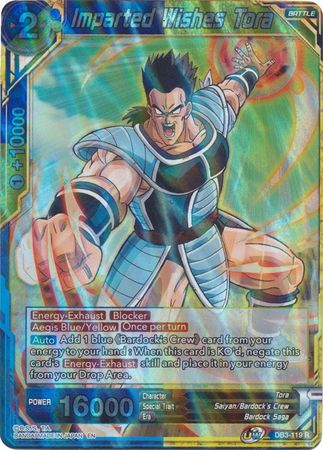 Imparted Wishes Tora (DB3-119) [Giant Force] | Odin's Place