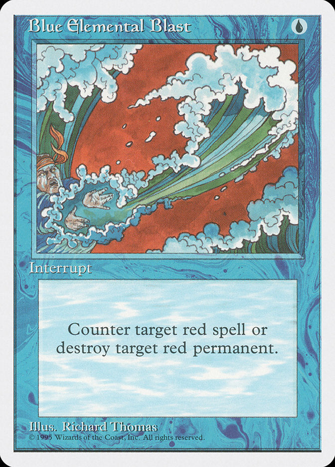Blue Elemental Blast (63) [Fourth Edition] | Odin's Place
