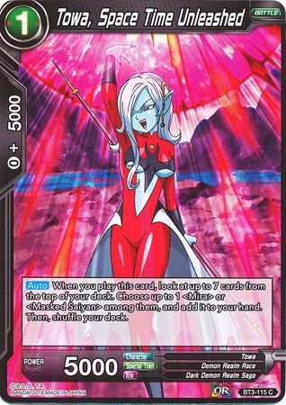 Towa, Space Time Unleashed (BT3-115) [Cross Worlds] | Odin's Place
