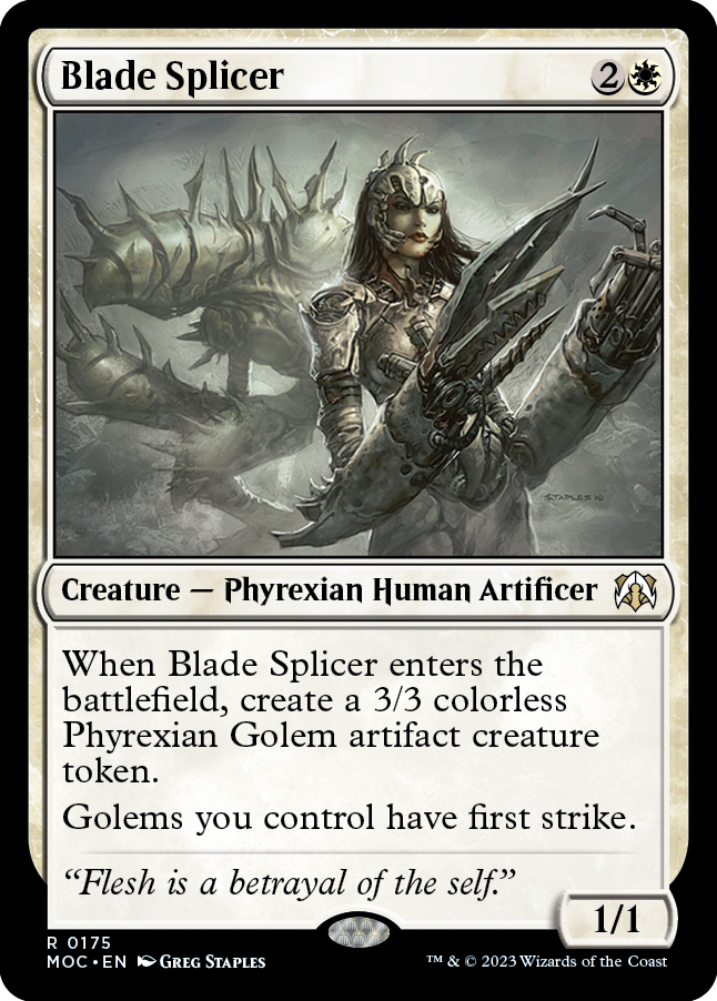 Blade Splicer [March of the Machine Commander] | Odin's Place