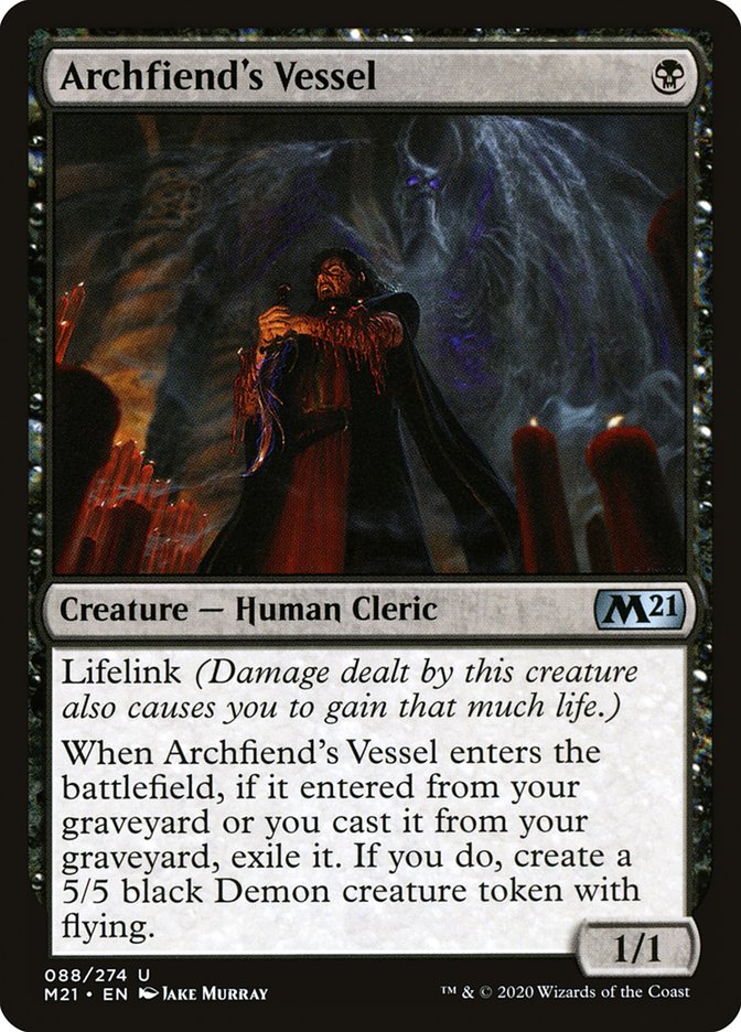 Archfiend's Vessel [Core Set 2021] | Odin's Place