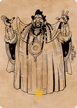Alaundo the Seer Art Card (Gold-Stamped Signature) [Commander Legends: Battle for Baldur's Gate Art Series] | Odin's Place