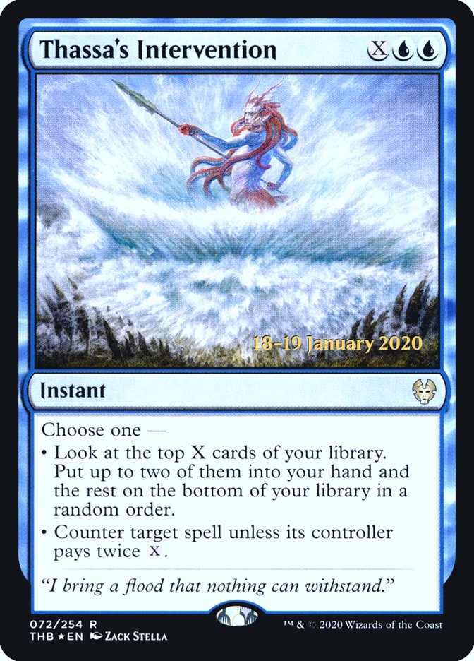 Thassa's Intervention [Theros Beyond Death Prerelease Promos] | Odin's Place