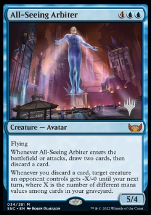 All-Seeing Arbiter (Promo Pack) [Streets of New Capenna Promos] | Odin's Place