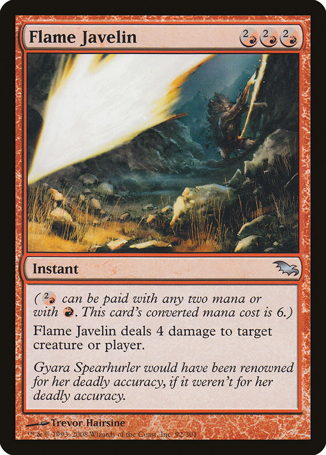 Flame Javelin (92) [Shadowmoor] | Odin's Place