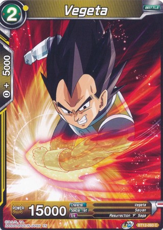 Vegeta (BT12-093) [Vicious Rejuvenation] | Odin's Place